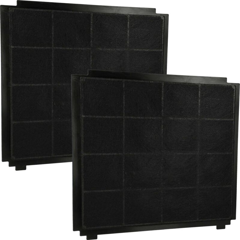 2x Aktivkohlefilter kompatibel mit Airforce F203 a 60 bk tse, F134N 90 K3 ix/vbk 650, F134N 90 K3 ix/vge 650, F203 Dunstabzugshaube - Vhbw