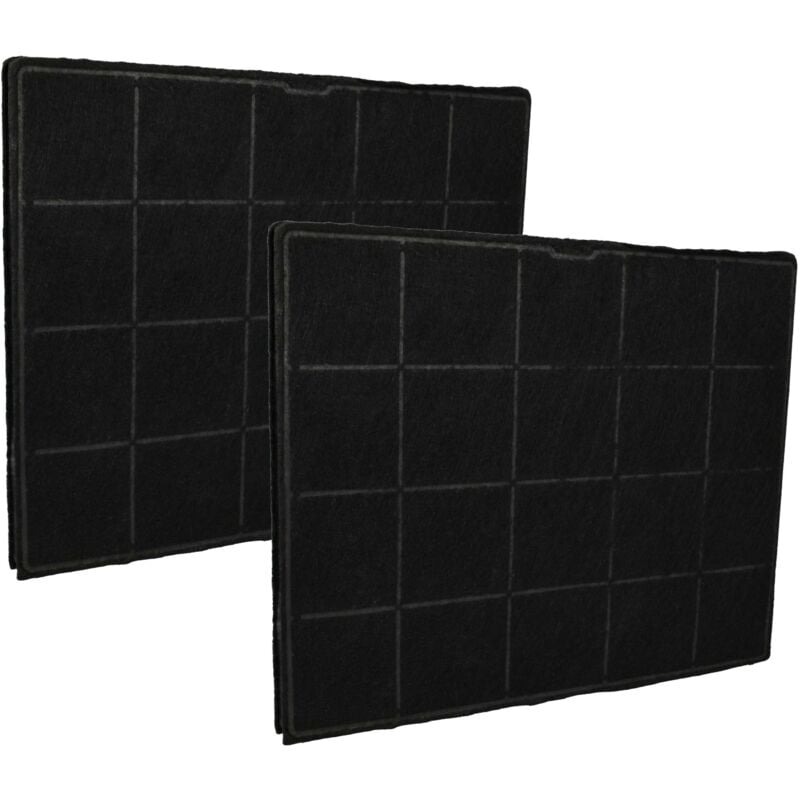 vhbw 2x Aktivkohlefilter kompatibel mit Airforce SANTORIN I 881055, 881055 Dunstabzugshaube