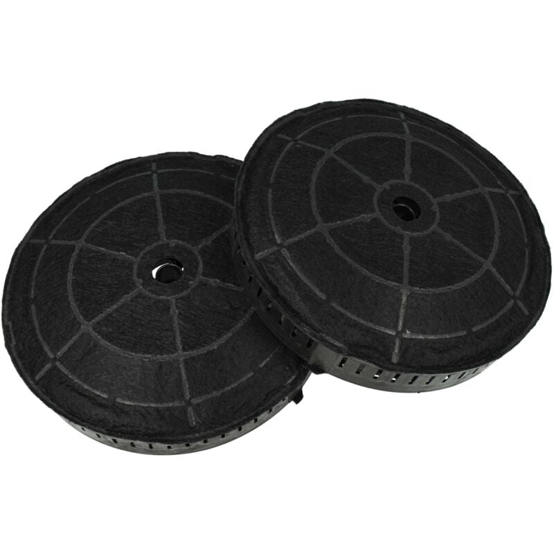 vhbw 2x Aktivkohlefilter kompatibel mit Elica BOX IN LUSSO, BOX IN LUX, BOXIN LUX60 Dunstabzugshaube - 17,2 cm