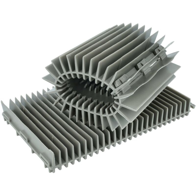 2x Bürste kompatibel mit Zodiac Vortex 3, 4, 2 Poolroboter, Poolsauger - Aus pvc - Vhbw