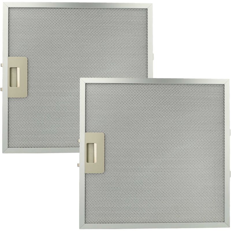 2x Filter Metallfettfilter kompatibel mit Elica maya 0201 stdsoftgr 60 208060304404 Dunstabzugshaube - 32 x 32 x 0,85 cm, Metall - Vhbw
