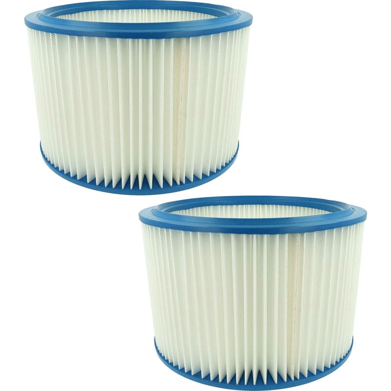 vhbw 2x Filterelement kompatibel mit Protool Festool 560-2M XC, 560-31 XC, VCP 450 E-L, VCP 450 E-M Nass-/Trockensauger - Feinstaubfilter