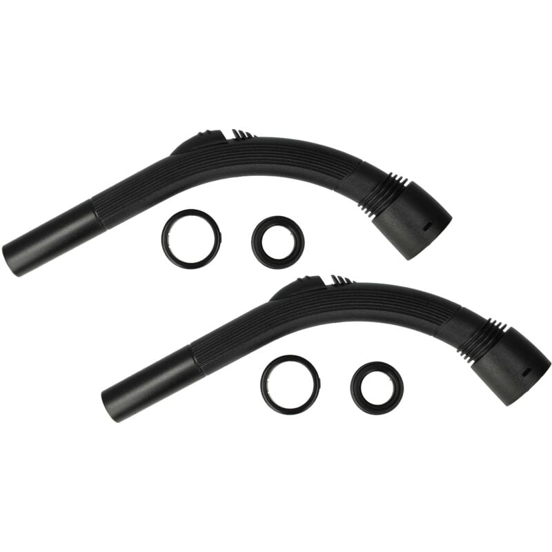 2x Griff kompatibel mit Dirt Devil Infinity V12 Eco, Infinity V8 Staubsauger - Handgriff, Ersatzteil, 32 mm Anschluss, 37,1 cm Lang - Vhbw