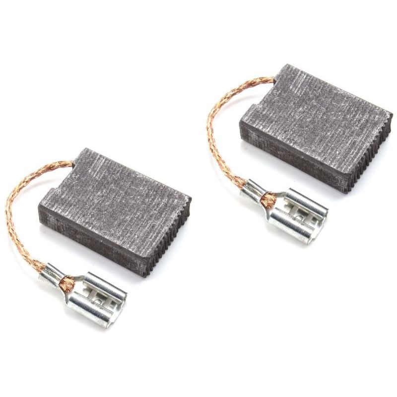 Vhbw - 2x Kohlebürste kompatibel mit Bosch gws 24-230 bx, gws 24-230 bv, gws 24-230 b, gws 24-180 s, gws 24-180 lvi Elektrowerkzeug - Kupferlitze