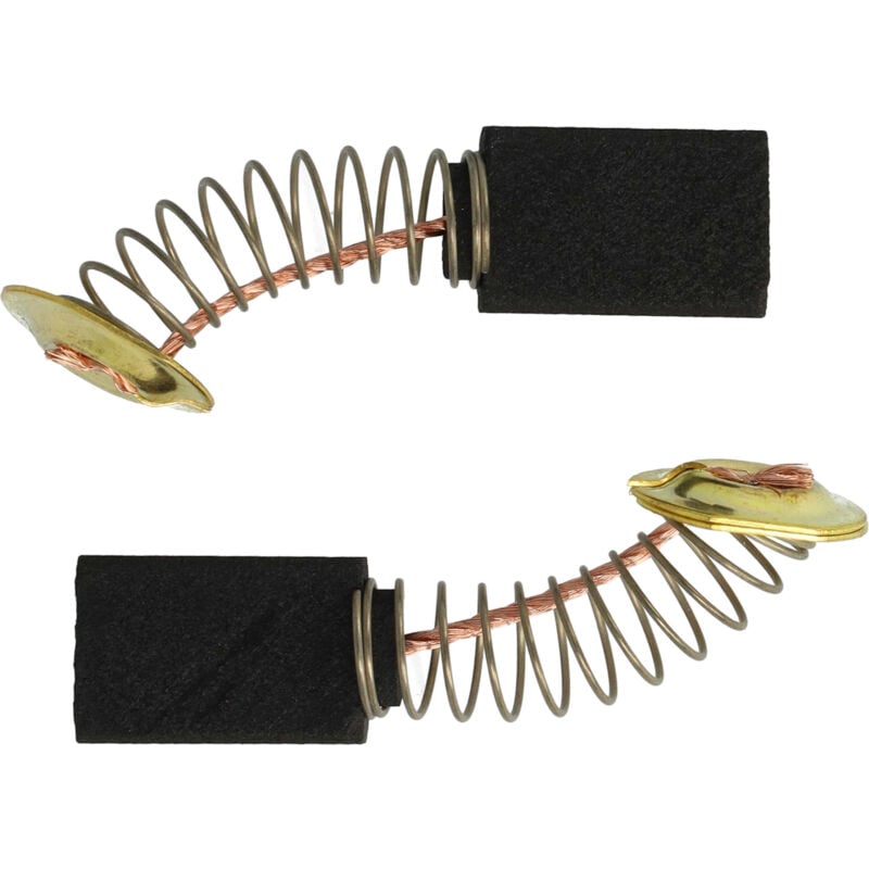 Vhbw - 2x Kohlebürste 19 x 11 x 5mm Ersatz für Dolmar 957.802.410 für Elektrowerkzeug, Motorsäge