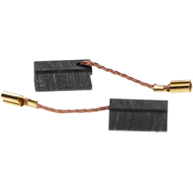 Vhbw - 2x Kohlebürste 14,3 x 6.3 x 6.3 mm Ersatz für Metabo 34301092 für Elektrowerkzeug
