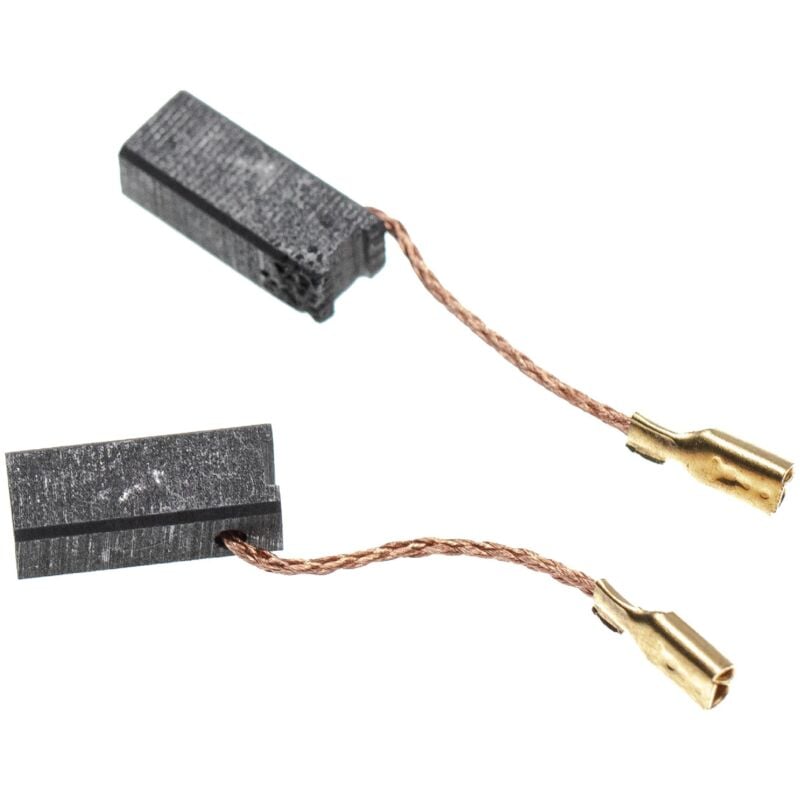 Vhbw - 2x Kohlebürste, Motorkohle, Schleifkohle 15,3 x 5 x 6,3mm Ersatz für Metabo 20-008 für Elektrowerkzeug