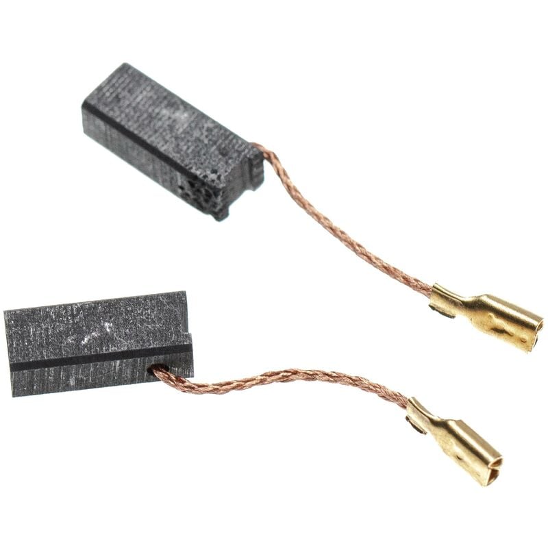 Vhbw - 2x Kohlebürste, Motorkohle, Schleifkohle 15,3 x 5 x 6,3mm kompatibel mit Metabo SE4420 r+l, SE4430 r+l, SE4431 r+l Elektrowerkzeug
