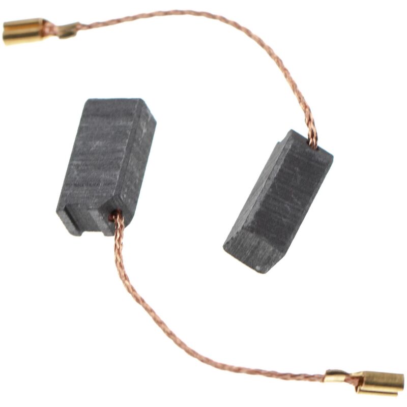 Vhbw - 2x Kohlebürste 16,2 x 8 x 6,2 mm kompatibel mit Metabo 1115, 8125, 11050, 11025, 10125, 8382, AG705SL, AG705, 11125 Elektrowerkzeug