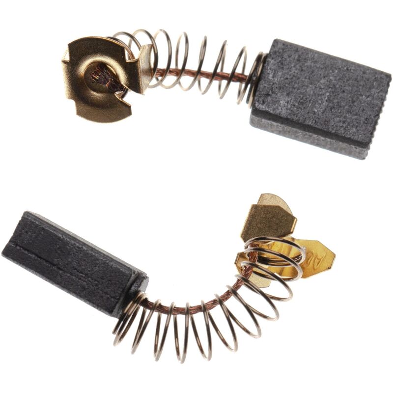Vhbw - 2x Kohlebürste 6 x 10 x 15 mm kompatibel mit Makita 9900B, 9924DB, 9901, 9741, 9218SB, 9207SPC, 9207SPB, DA6300, 9217SPC Elektrowerkzeug