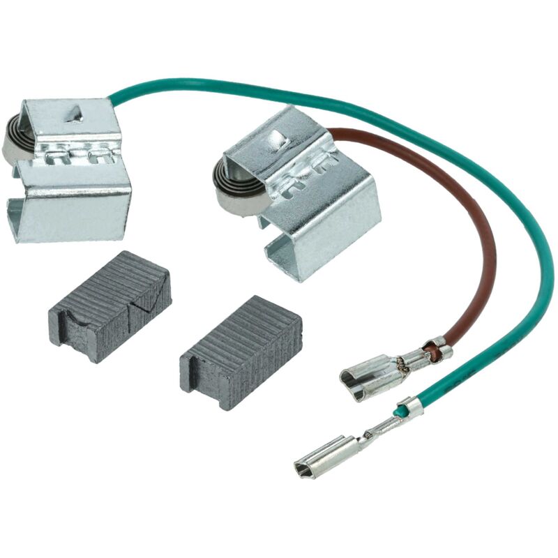 vhbw 2x Kohlebürste 13 x 5 x 7 mm kompatibel mit Bosch MUM4655EU/08, MUM4657/05, MUM4657/07, MUM4657/08, MUM4675EU/05 Küchenmaschine