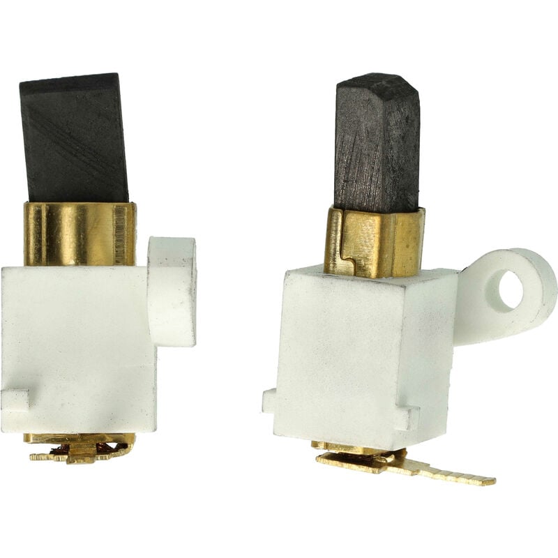 Vhbw - 2x Kohlebürste 14,5 x 10,8 x 5,7 mm kompatibel mit Stihl mse 140C, 180C, 160C Motorsäge + Feder