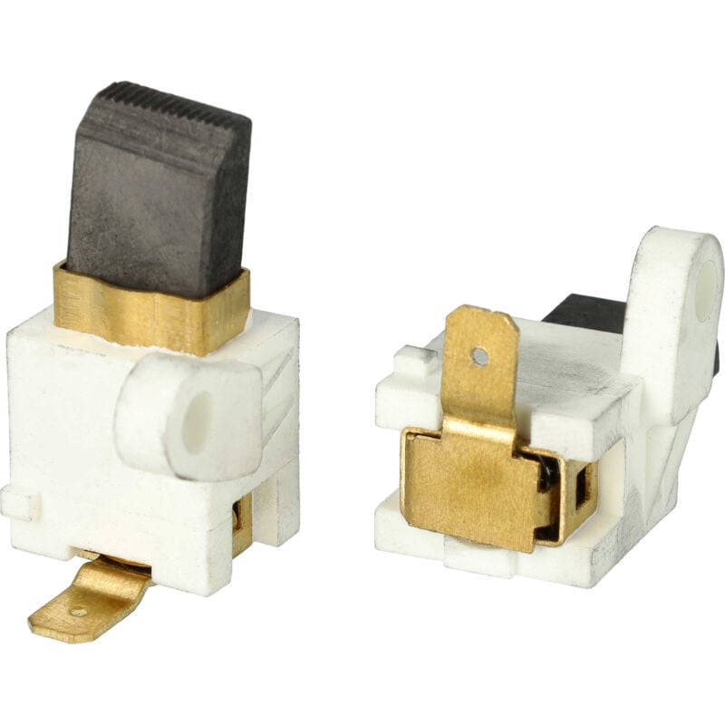 Vhbw - 2x Kohlebürste 17,5 x 12,9 x 6,9 mm kompatibel mit Stihl E220C, mse 220, mse 220C, E20C, e 20, e 220 Motorsäge