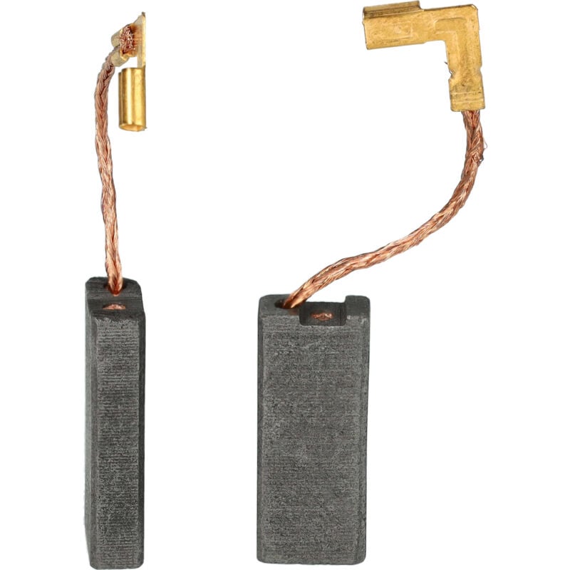 Vhbw - 2x Kohlebürste 24,5 x 10 x 4,9 mm Ersatz für Festool 488134 für Elektrowerkzeug, Tischkreissäge