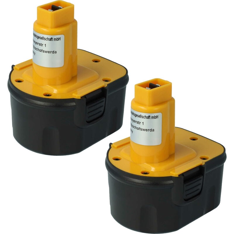 Vhbw - 2x Akku Ersatz für Roller 571510, 571513 für Elektrowerkzeug (2000mAh NiMH 12 v)