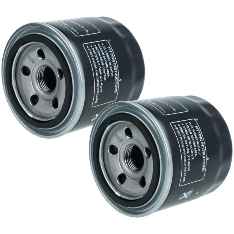 Vhbw - 2x Ölfilter kompatibel mit Jacobsen 550556, 554011, 557759, 888921, 4137894, 4177262 Traktoren Bagger-Motoren Kompaktlader