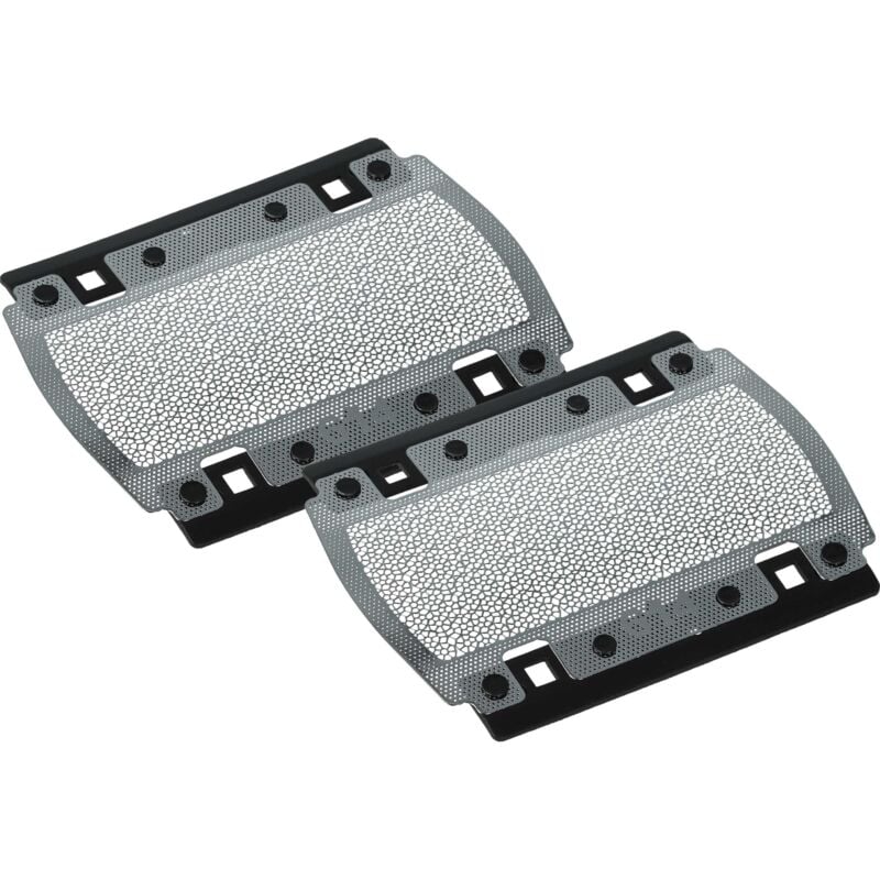 Vhbw - 2x Scherblatt kompatibel mit Braun Pocket Twist Rasierer Schwarz Silber