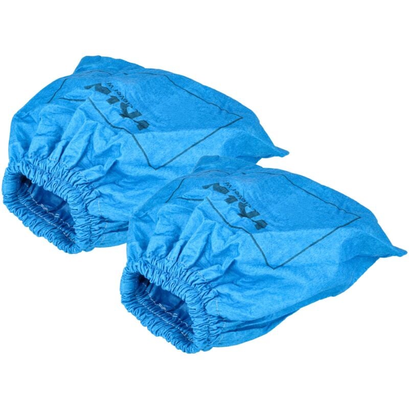 2x Textilfilter kompatibel mit Alco tns 2002 Staubsauger, Nass-/Trockensauger - Stoffbeutel, Abwaschbar Blau - Vhbw