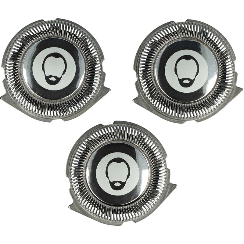 3x Scherkopf kompatibel mit Philips 1000 Series (S1xxx), 3000 Series (S3xxx), S1100, S1110, S1131, S1133, S1150, S1300 Rasierer - Vhbw