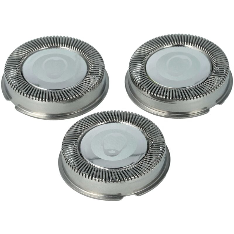 Vhbw - 3x Scherkopf kompatibel mit Philips HS350B, HS355, HS355A, hs 355B, HS360, HS536, HS540, HS545, HS550, HS555, HS655 Rasierer