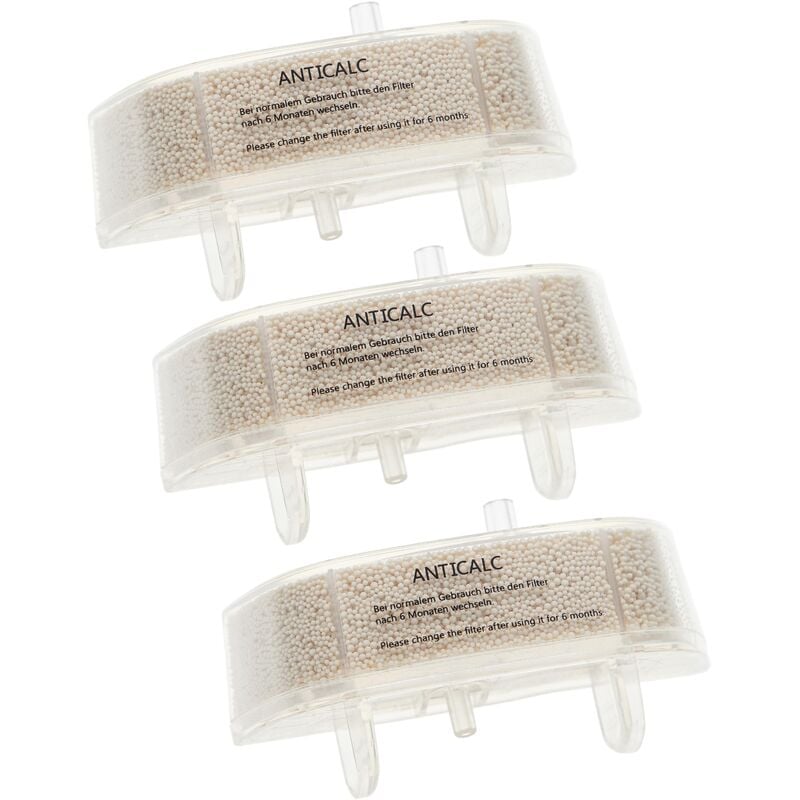 3x Anti-Kalk-Kassette kompatibel mit Rowenta Steam Power RY6537WI / 4Q0, RY6553 Dampfreiniger - Vhbw
