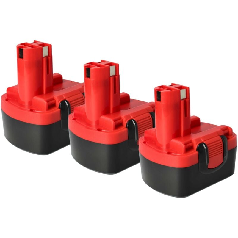 3x Akku kompatibel mit Bosch psr 140, psr 14.4/N, psr 14.4VE-2(/B), psr 14.4, psr 14.4-2 Werkzeug (3000 mAh, NiMH, 14,4 v) - Vhbw