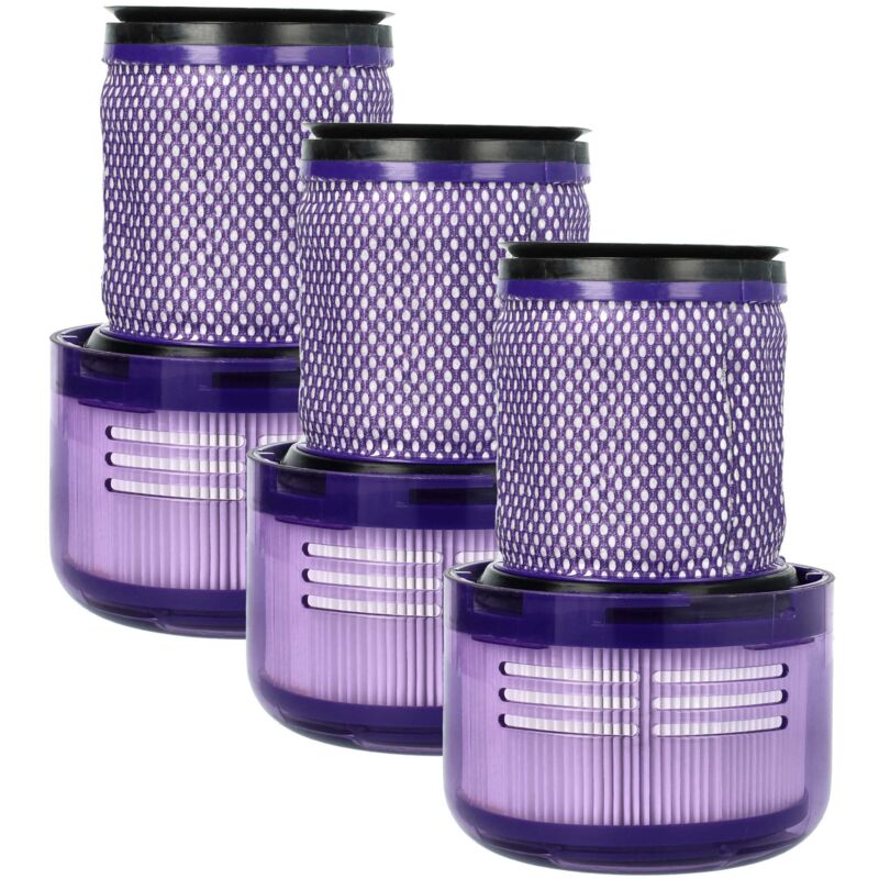 3x Staubsaugerfilter kompatibel mit Dyson SV17, V11 Absolute, V11 Absolute Pro, SV22, SV15, V11 Animal Staubsauger - Schmutzfilter, Filtereinheit