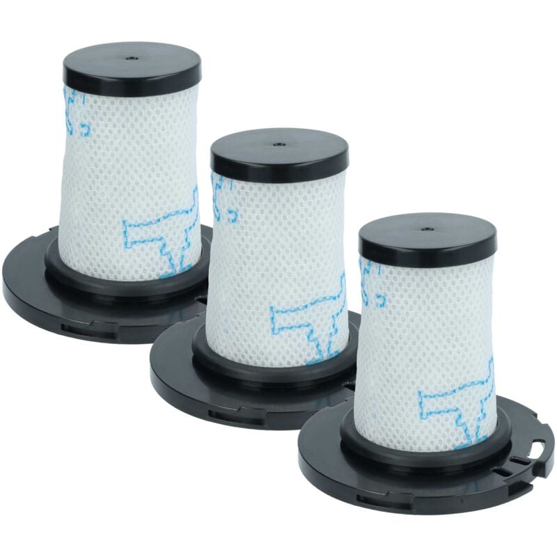 3x Trennfilter kompatibel mit Rowenta X-Force Flex 14.60 Animal RH9958, X-Force Flex 14.60 Animal RH9959 Staubsauger - Vhbw