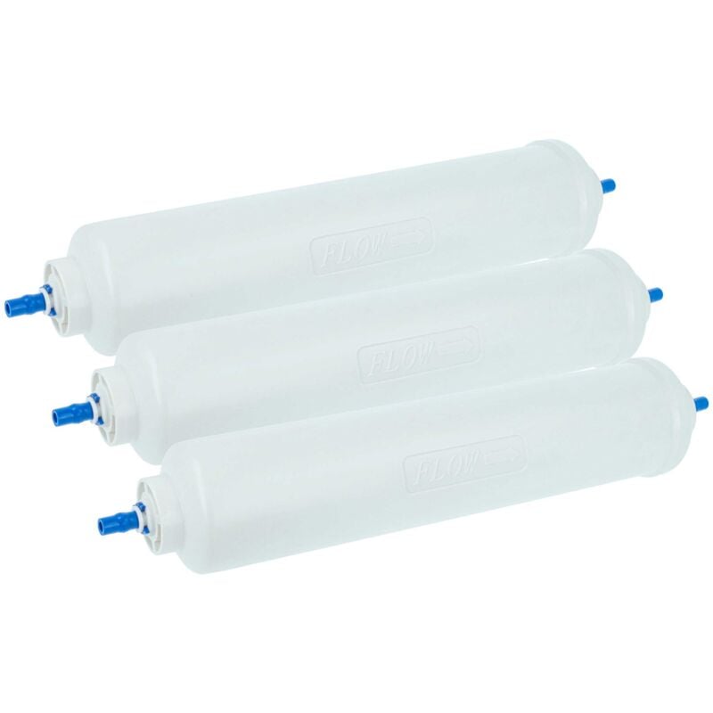 3x Wasserfilter Filterkartusche Filter kompatibel mit Samsung RSA1DHPE1/XEF, RSH1DTBP, RSA1DTPE, RSH1DTMH, RSH1DTIS Side-by-Side Kühlschrank - Vhbw