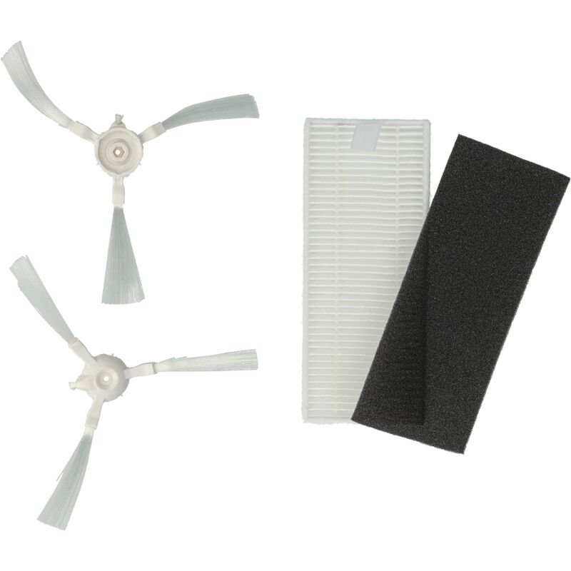 Vhbw - 4-tlg. Wartungskit kompatibel mit Rowenta X-plorer Serie 40 Total Care Connect RR7275 Saugroboter