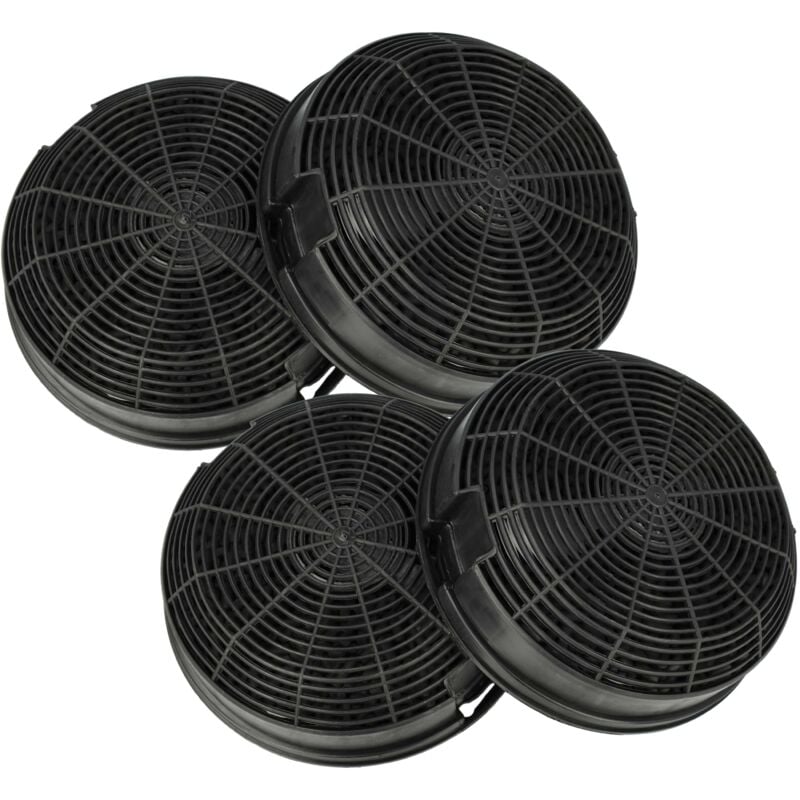 4x Aktivkohlefilter kompatibel mit Laden hch 900 wh, hch 660 ix, hch 900 ix, hch 600 ix, hch 600 wh Dunstabzugshaube - 15,3 cm - Vhbw