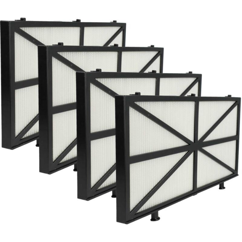 4x Filterpad kompatibel mit Dolphin Prowler 830, Prowler 820 Poolsauger, Poolroboter - Feinfilter, 27,7 x 13,3 x 1,3 cm - Vhbw