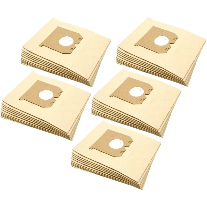 50x Staubsaugerbeutel kompatibel mit AEG/Electrolux Microlite Z1630, Prestige Z1865 Staubsauger - Papier, 24cm x 18cm, sandfarben - Vhbw