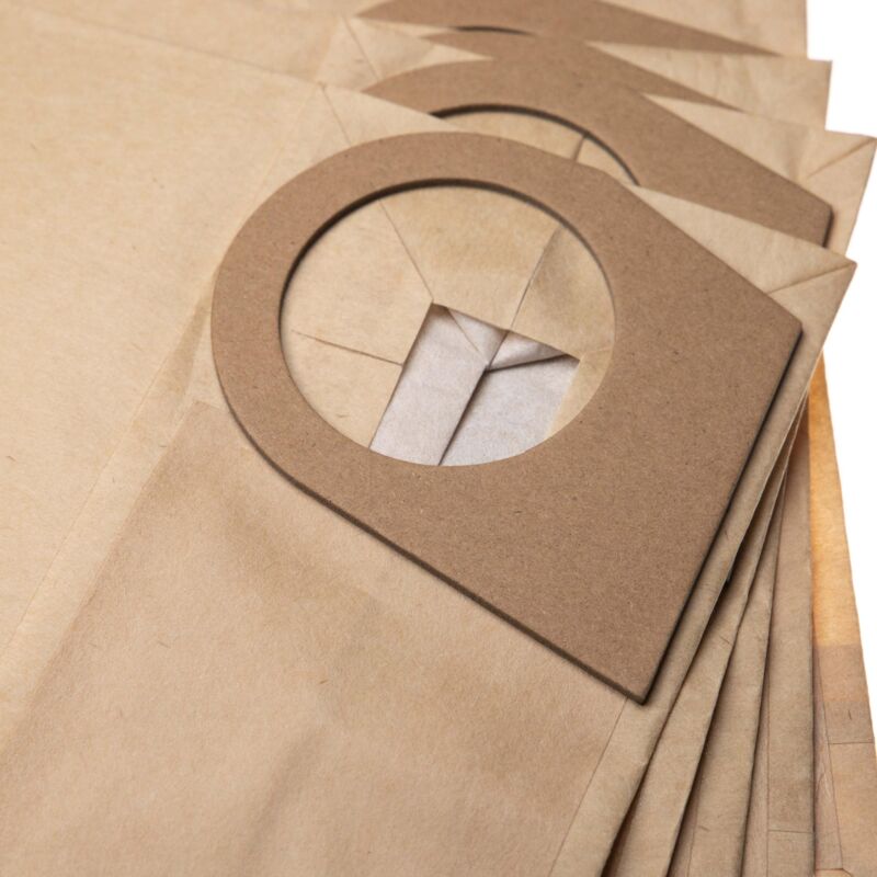 50x Staubsaugerbeutel kompatibel mit Bosch gas 1000 rf, gas 1000 rf Professional Staubsauger - Papier, 49,5cm x 21,8cm Sandfarben - Vhbw