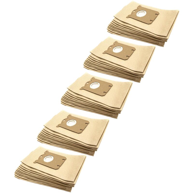 50x Staubsaugerbeutel kompatibel mit Philips fc 8394 Impact, fc 8395 Impact, fc 8396 / 8396, fc 8396 Impact, fc 8397 Impact - Braun - Vhbw