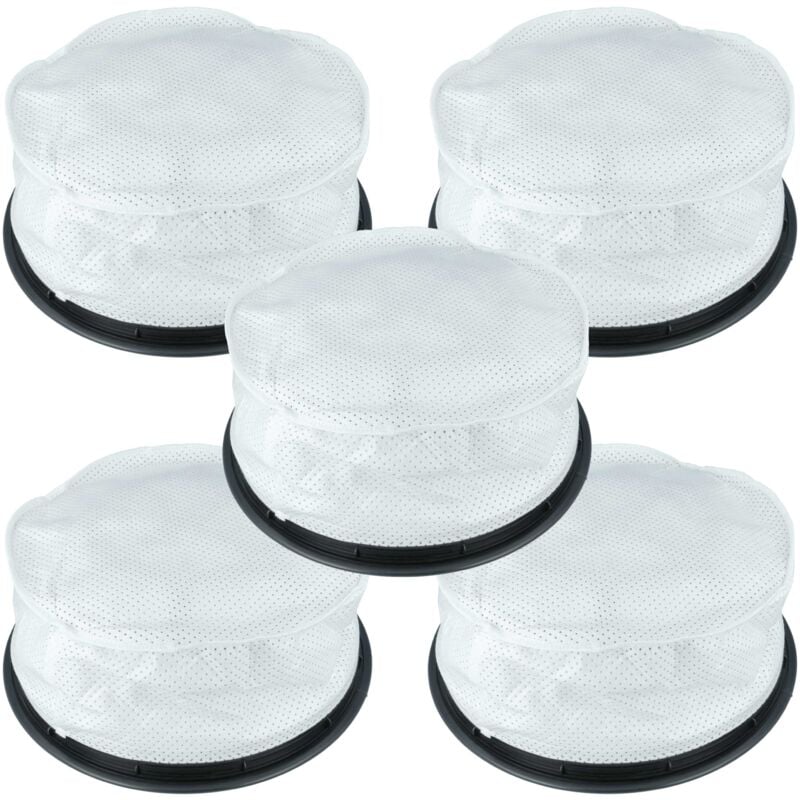 5x Rundfilter kompatibel mit Numatic dbq 500, dbq 360-2, dbq 500-2, George GVE370-2, George GVE370, dbq 360, Harry, dbq 250-2, Henry - Vhbw