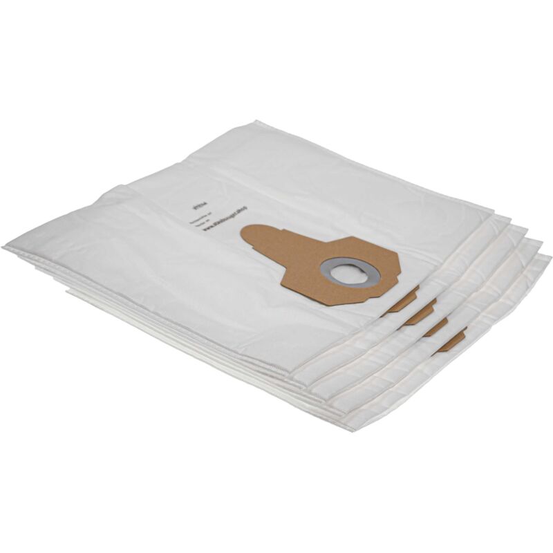 vhbw 5x Staubbeutel kompatibel mit Volta U 76 Trio, U 78 Trio, U 78 Duo, U 76 Duo, U 74 Duo, U 68 Duo Staubsauger - 45cm x 30cm Weiß