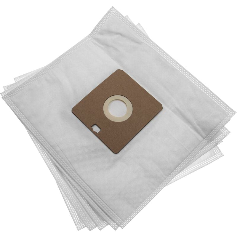5x Staubsaugerbeutel kompatibel mit Fakir A92, A93, A94, b 220 Prestige, C-160/EL Staubsauger - Mikrovlies, 24,7cm x 27cm Weiß - Vhbw