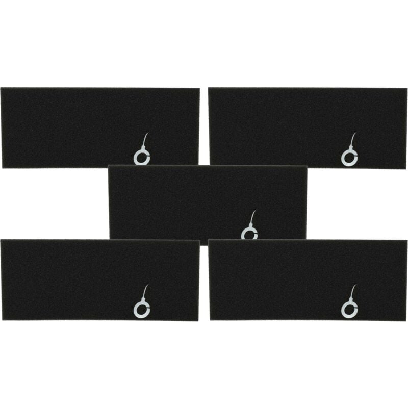 5x Staubsaugerfilter kompatibel mit Bosch logo bagless 2000 w BSG6208503, 2000 w BSG6208502, 2000 w BSG62085 Staubsauger - Schaumstofffilter - Vhbw