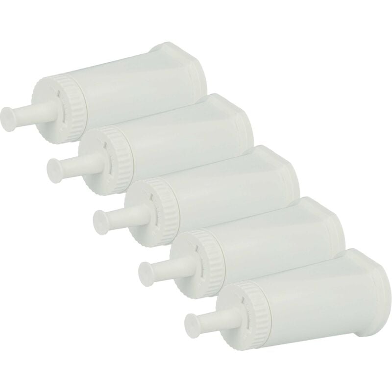 Vhbw - 5x Wasserfilter Filter kompatibel mit Sage Barista Touch SES880 Espressomaschine Weiß