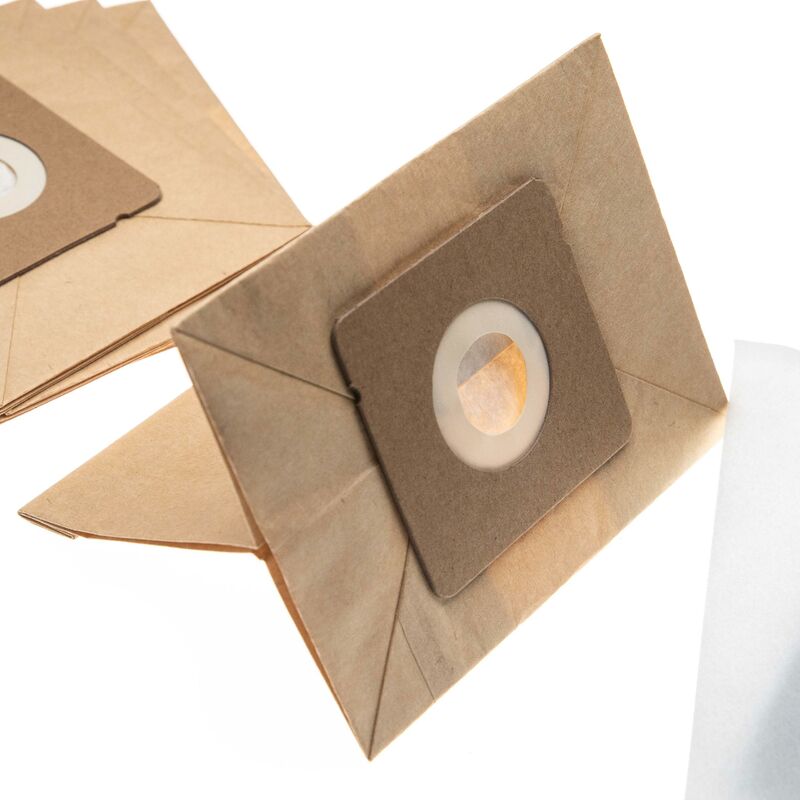 6-tlg. Filter + Beutel (Papier) Set kompatibel mit Moulinex MO152301/4Q0, MO152101/4Q0, MO1523, MO152601/4Q0, MO152711 Staubsauger - Vhbw