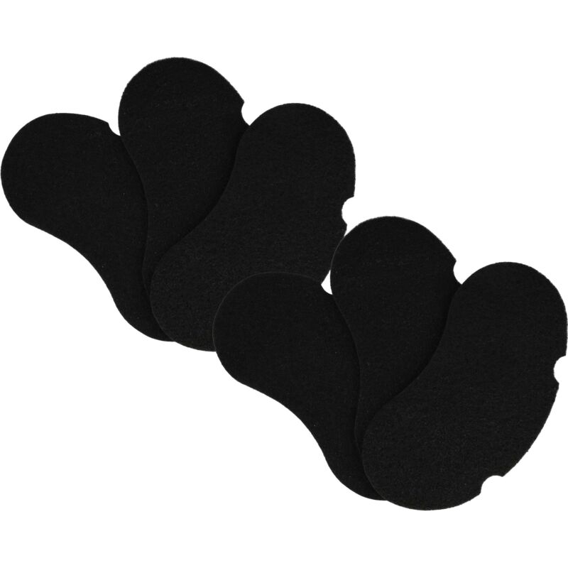 Vhbw - 6x Aktivkohle-Filter kompatibel mit Tefal Simply Invents inox FF1026, ff 1, FF1025, FR1031 Fritteuse