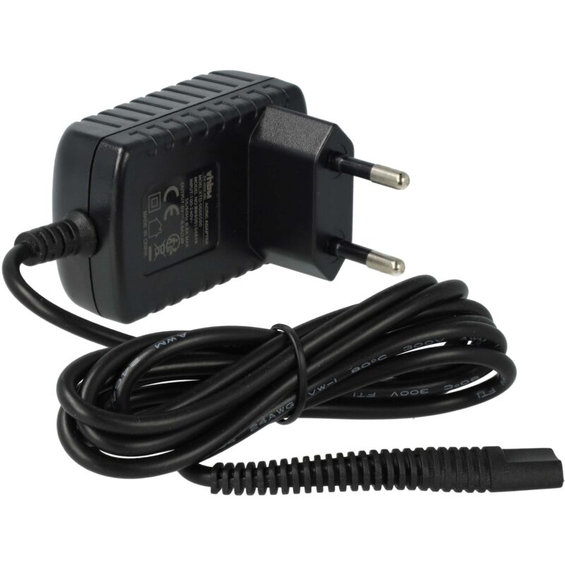 vhbw AC Netzteil kompatibel mit Braun Series 1 40, 150, 150S-1 (Type 5685), 130, 130s-1, 815 (Typ 5683), 130 Rasierer