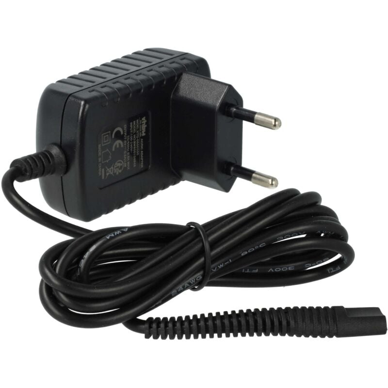 vhbw AC Netzteil kompatibel mit Braun Series 5 590cc, 590cc-3, 590cc-4, 8385 C&R, 8374, 8377 (Typ 5751) Rasierer