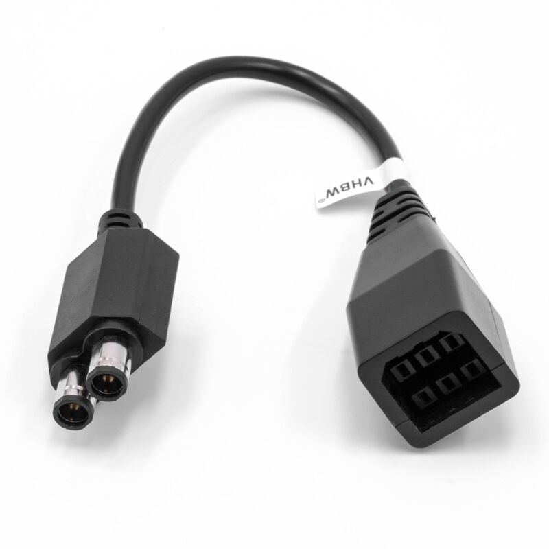 vhbw Adapterkabel für Netzteil kompatibel mit Microsoft Xbox 360 Slim, One, 360 Spielkonsole