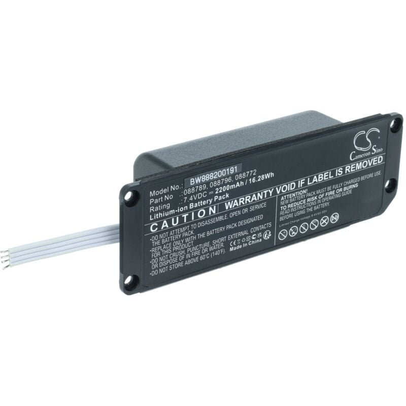 Vhbw - Akku Ersatz für Bose 088772, 088789, 088796 für Lautsprecher Boxen Speaker (2200mAh, 7,4V, Li-Ion)