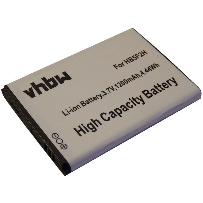 Vhbw - Akku Ersatz für Huawei HB554666RAW, HB5F2H für Router Modem Hotspots (1200 mAh, 3,7 v, Li-Ion)