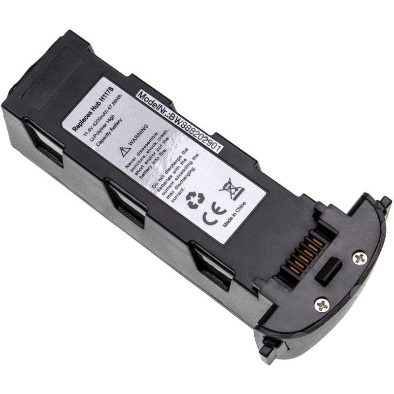 Vhbw - Akku Ersatz für Hubsan H117S für Drohne Multicopter Quadrocopter (4200mAh, 11,4V, Li-Polymer)