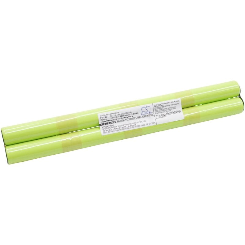 Vhbw - Akku kompatibel mit Minelab Safari, Quattro mp Metalldetektor (2000 mAh, 9,6 v, NiMH)