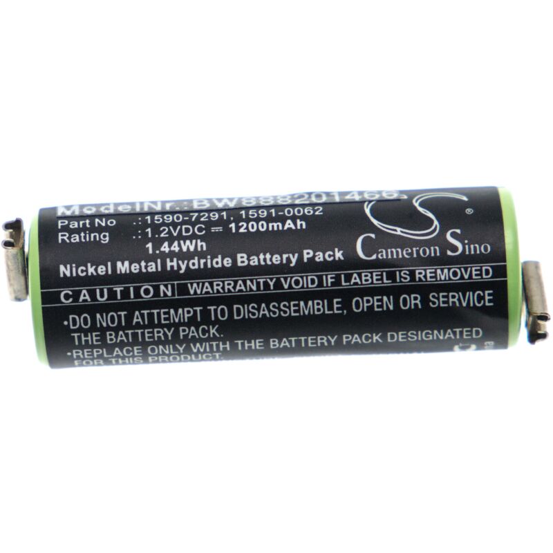 Vhbw - Akku Ersatz für Moser 1590-7291, 1591-0062, 1591-0067 für Rasierer Haarschneider (1200mAh, 1,2V, NiMH)